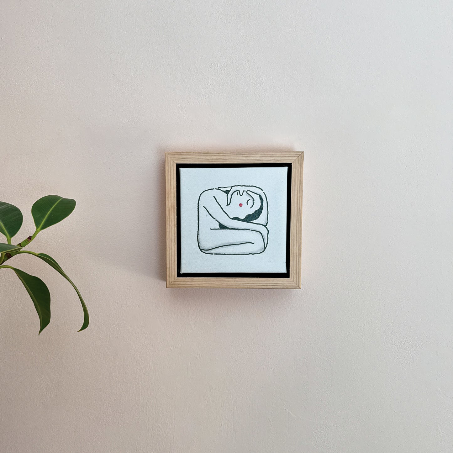 Soulful Spiral Print ~ Canvas, Wooden Frame