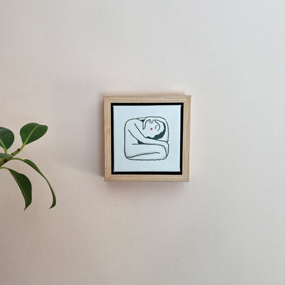 Soulful Spiral Print ~ Canvas, Wooden Frame