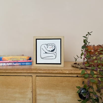 Soulful Spiral Print ~ Canvas, Wooden Frame