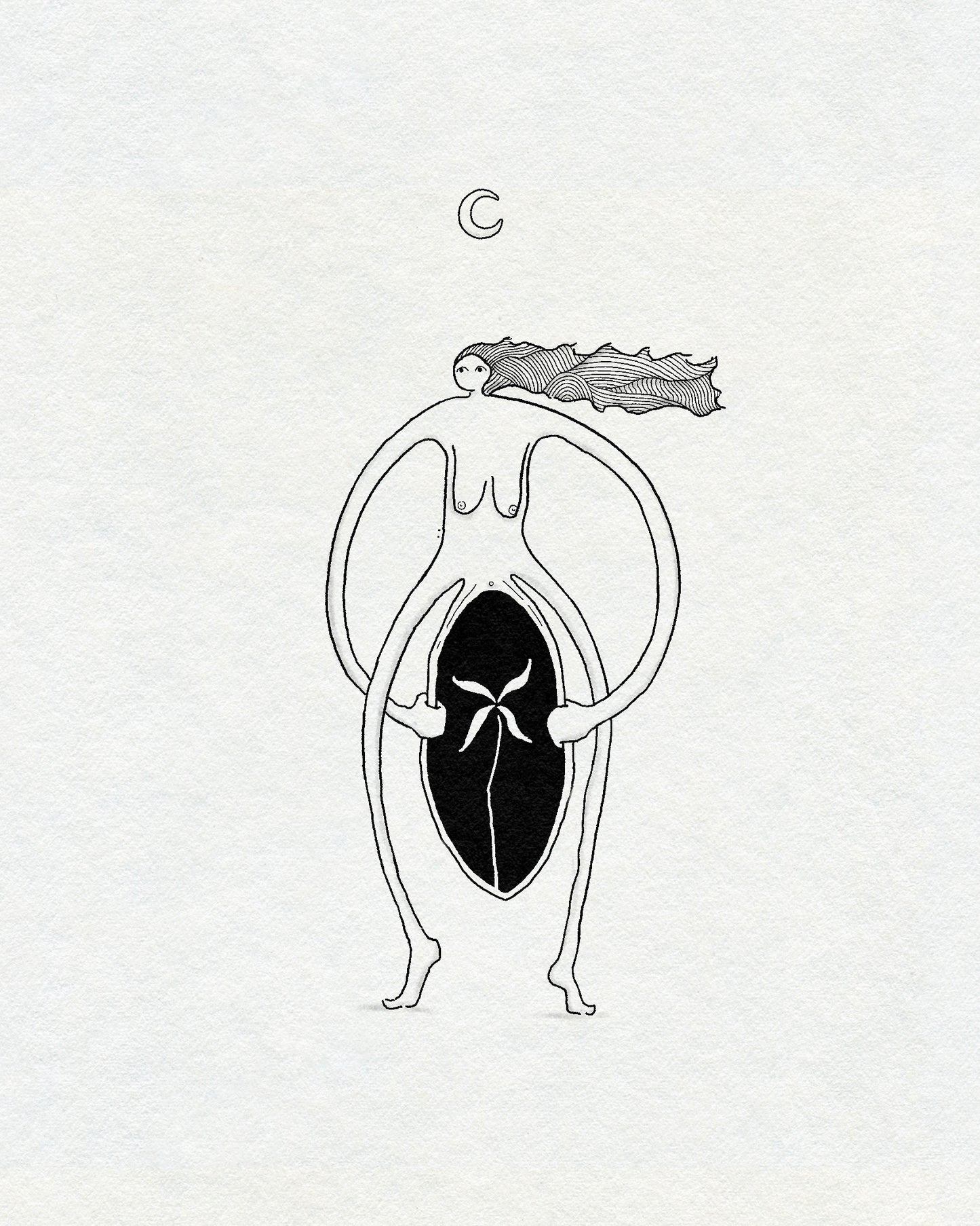 Sheela Na Gig Tattoo Design