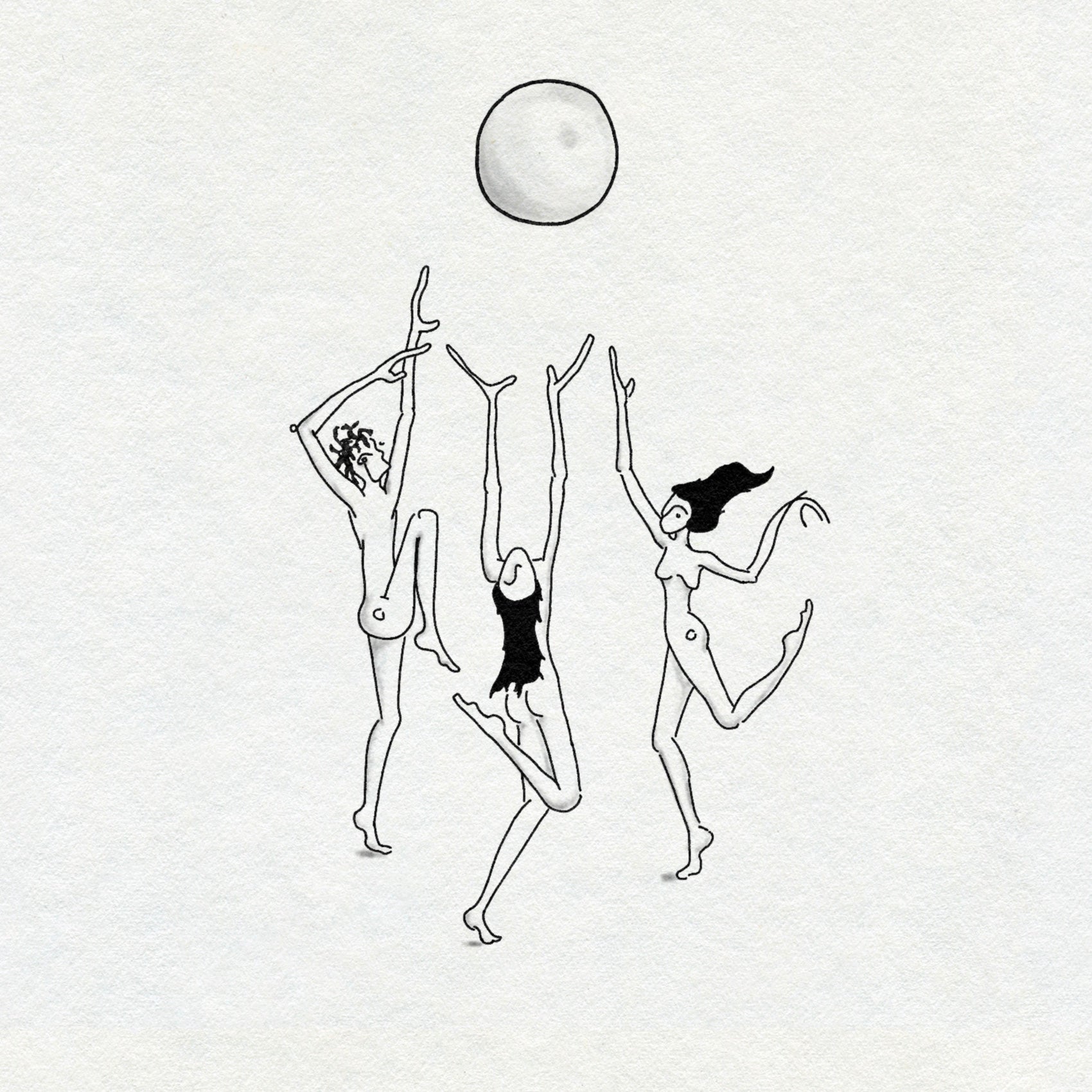 Dancers Under a Full Moon – Eli Inking